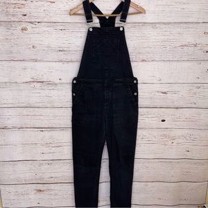 Gap black overalls LIKE NEW small tall